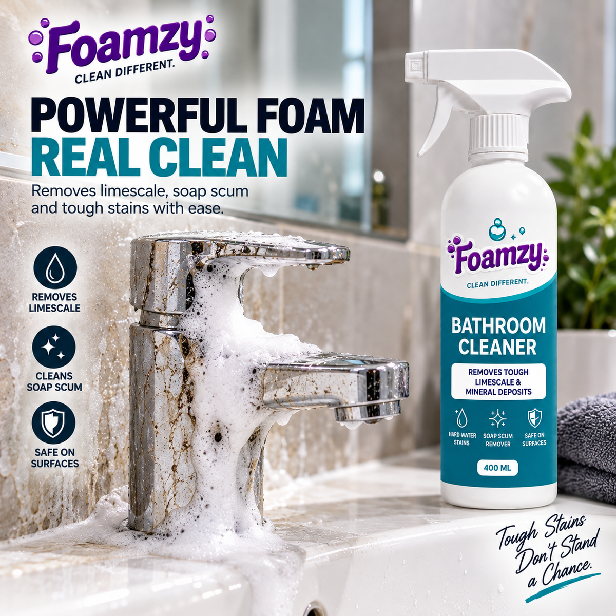 Foamzy DeepClean - All-in-1 Bathroom Cleaner