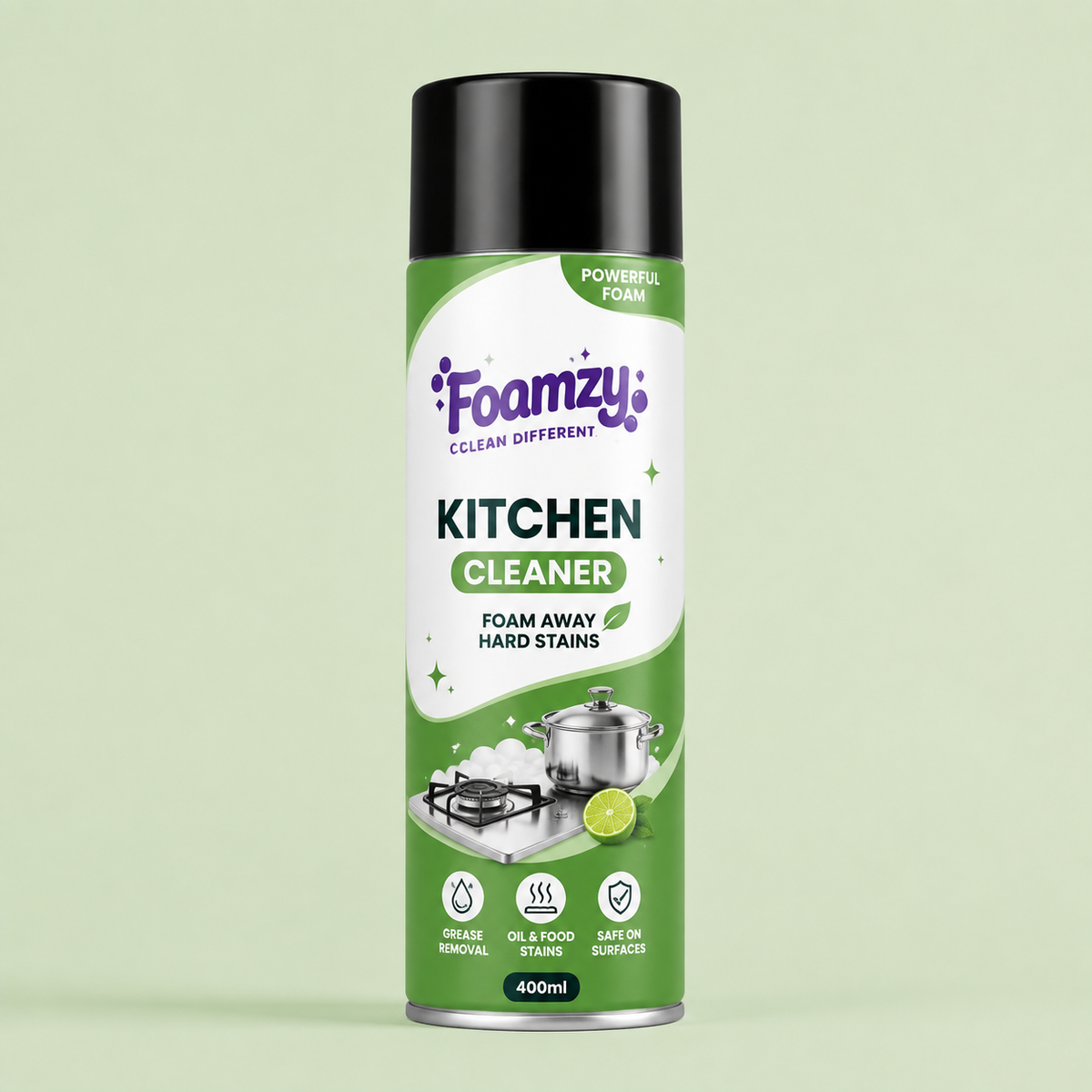 Foamzy Degrease Pro: Kitchen & Chimney Cleaner