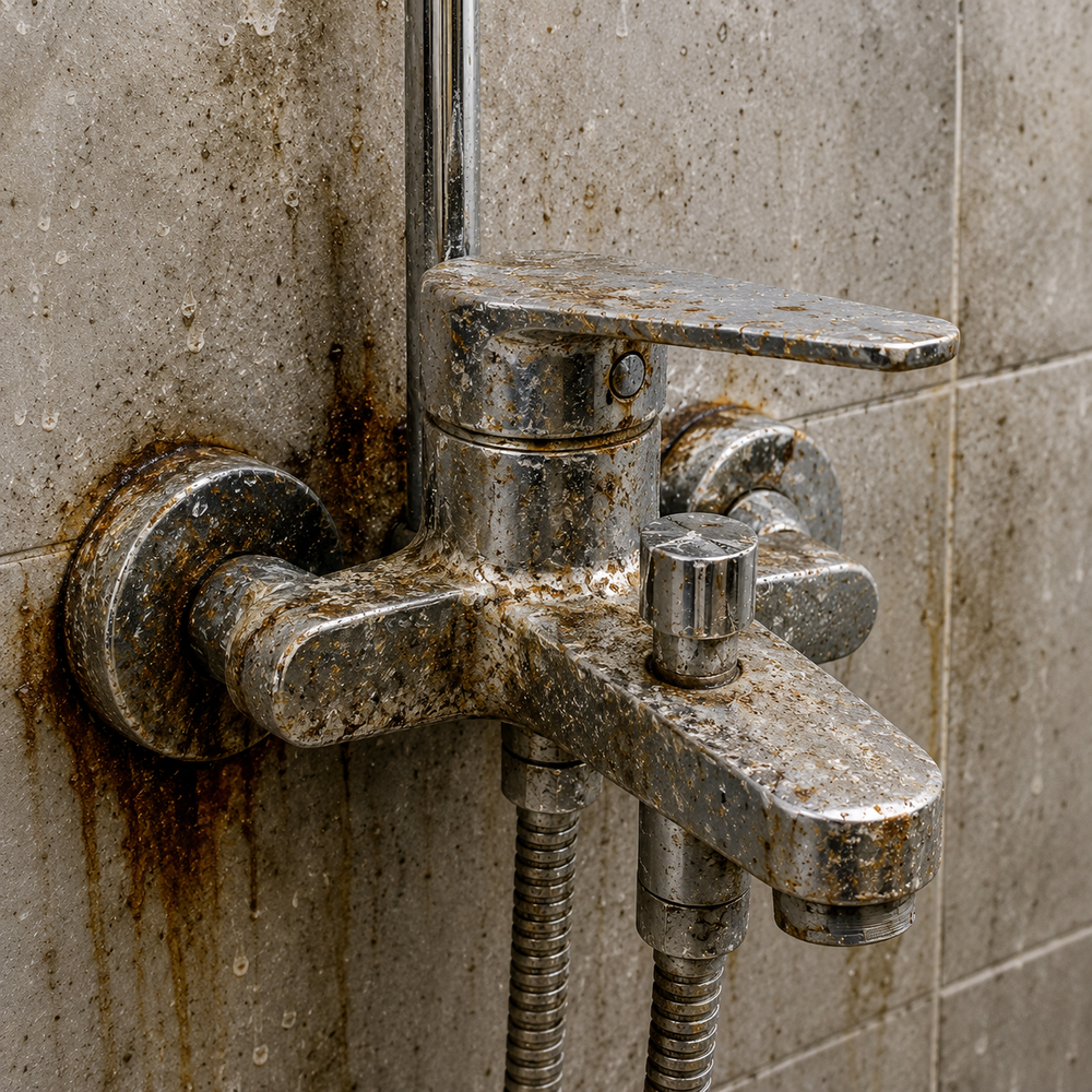 Hard Water Marks & Tile Limescale